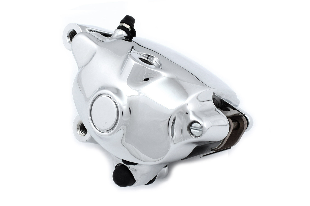 Edart #82560 - Silver 2 Piston Front Brake Caliper Left Side