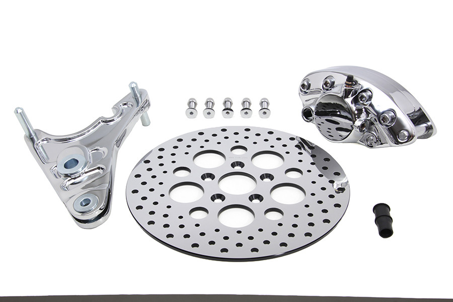 V-Twin - Rear Brake Caliper Kit and 11-1/2 inch Disc