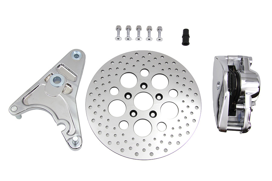 V-Twin - Rear Brake Caliper Kit and 11-1/2 inch Disc