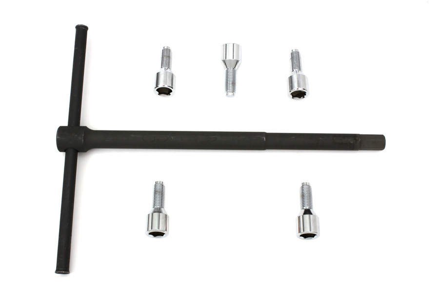 V-Twin - Chrome Wheel Lug Set with Wrench