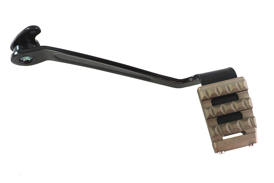 V-Twin #78924 - Bronx Brake Pedal Pad Small Bronze