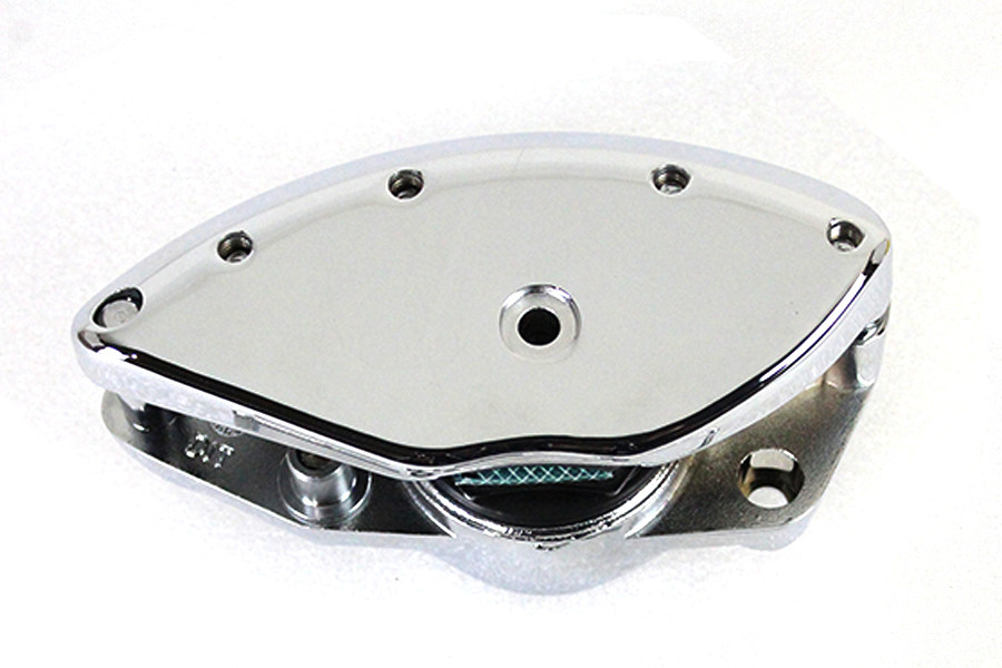 V-Twin #78743C - Chrome Front 1 Piston Banana Caliper