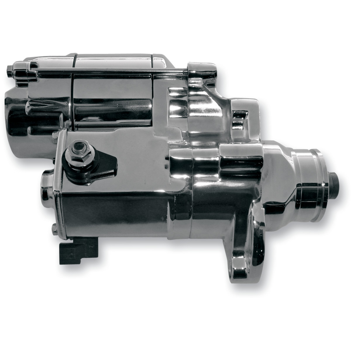 Terry Components #776007 - Starter Motor - Harley Davidson - Chrome