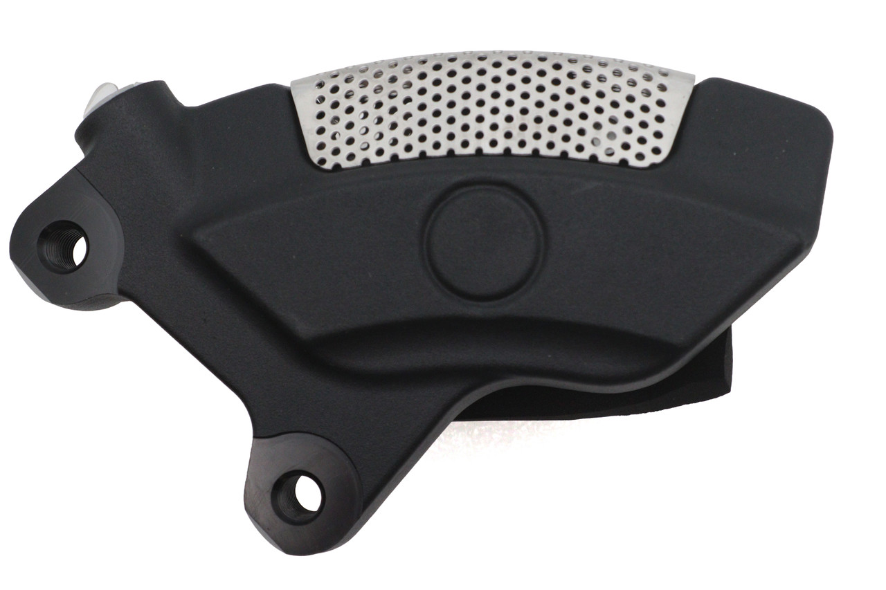 V-Twin #81370 - Black Front Left Side Caliper with Brake Pads