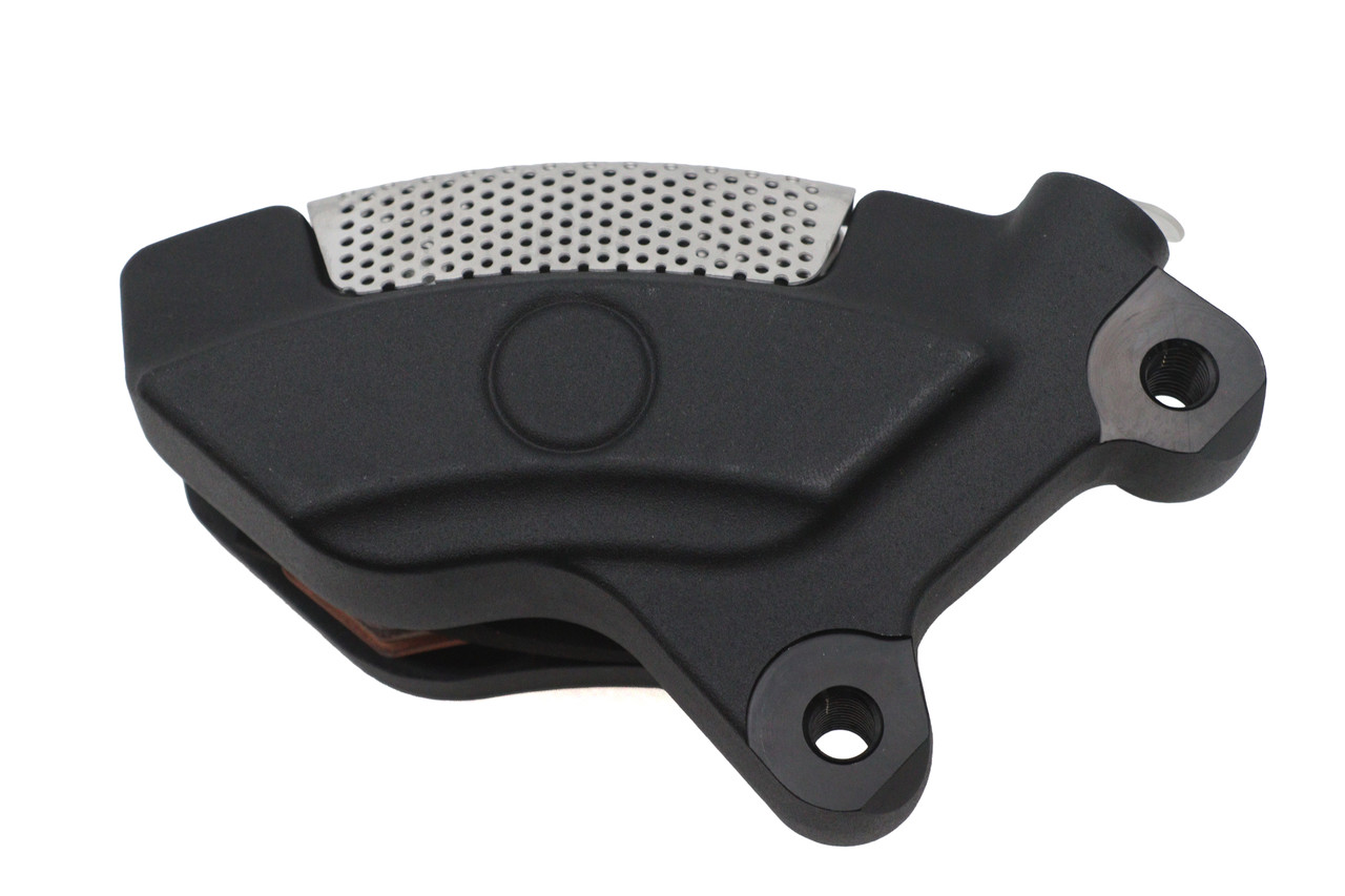 V-Twin #81369 - Black Front Right Side Caliper with Brake Pads