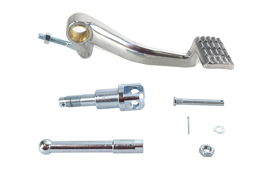 V-Twin - Brake Pedal Kit Polished