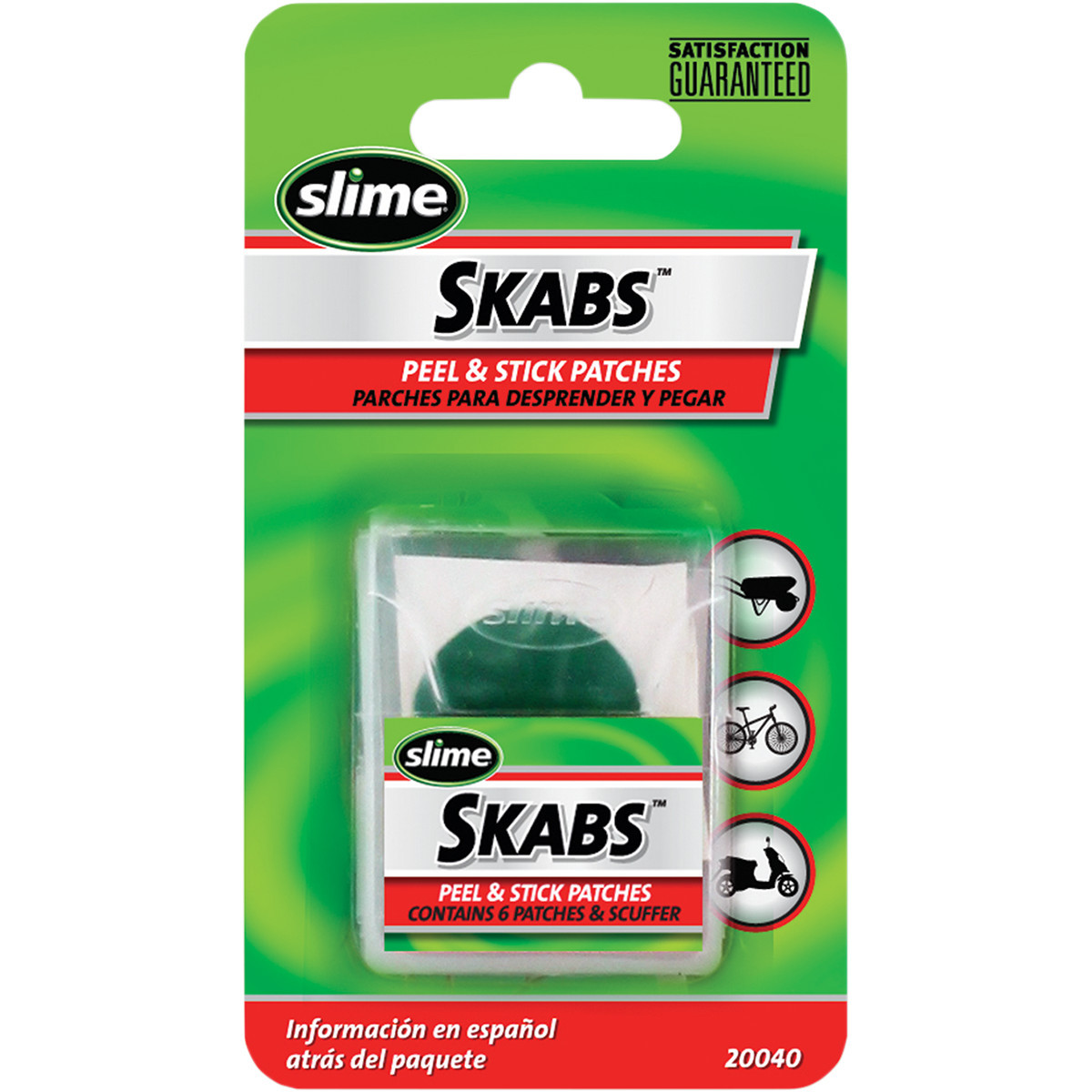 Slime #20040 - Patches - Tire/Skabs - 6 Pack