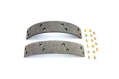 Duro - Rear Brake Shoe Lining with Rivets