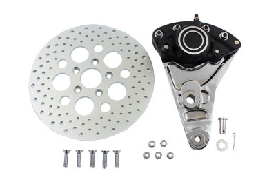 V-Twin - Rear Brake Caliper Conversion Kit and 11-1/2 inch Disc