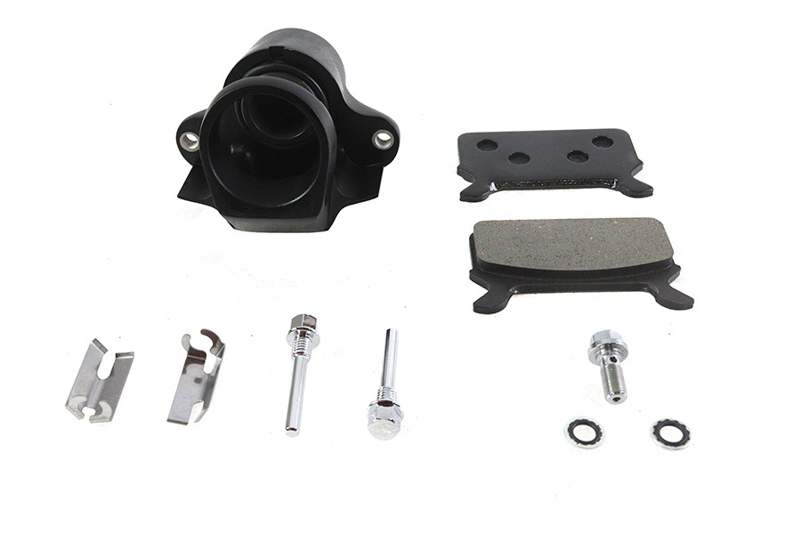 V-Twin #75557AB - Black Rear 1 Piston Caliper