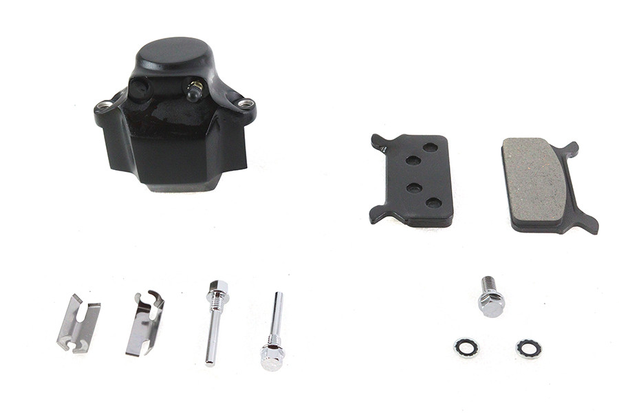 V-Twin #75557AB - Black Rear 1 Piston Caliper