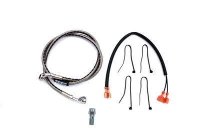 Russell #R08837DS - Stainless Steel Rear Brake Hose 34 inch