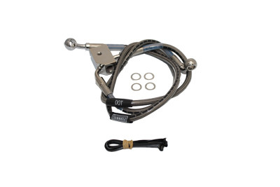 Russell #R08838DS - Stainless Steel Rear Brake Hoses 20 inch and 19-1/2 inch