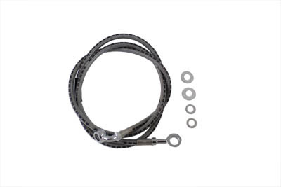Russell #R08948S - Stainless Steel 54 inch Front Brake Hose