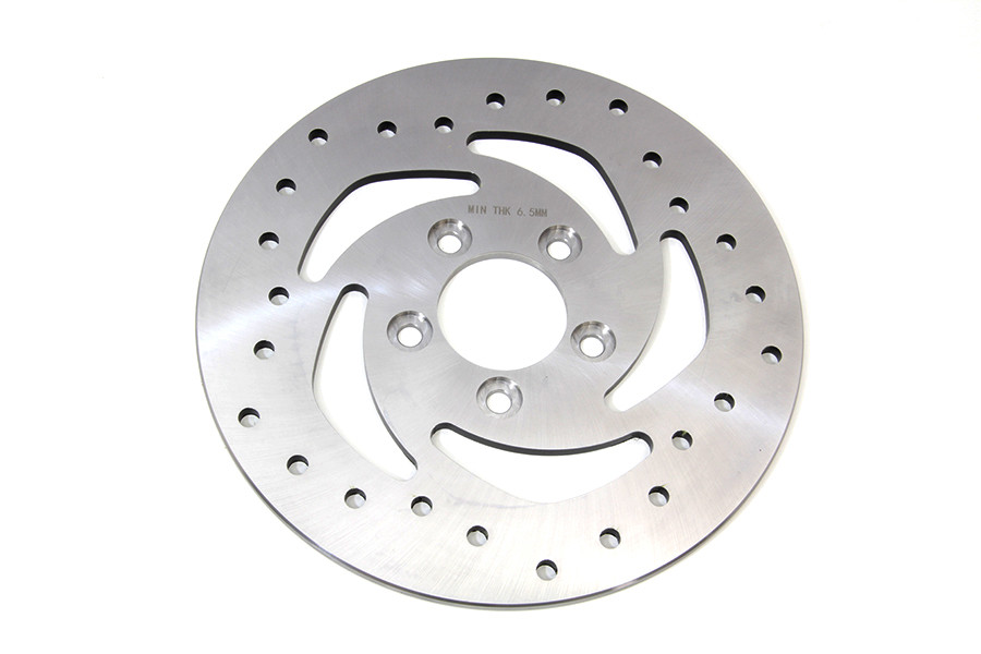V-Twin #144671 - 10-1/2 inch Drilled Rear Brake Disc