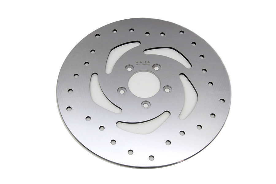 V-Twin #144675 - 11.8 inch Drilled Front Brake Disc