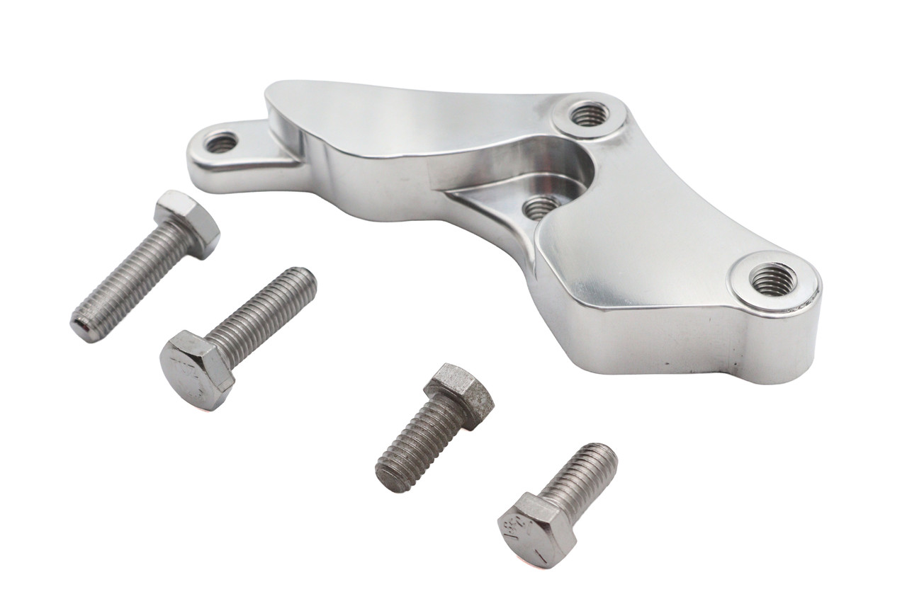 Ultima #90-884 - Ultima Front Caliper Bracket Left Side Polished