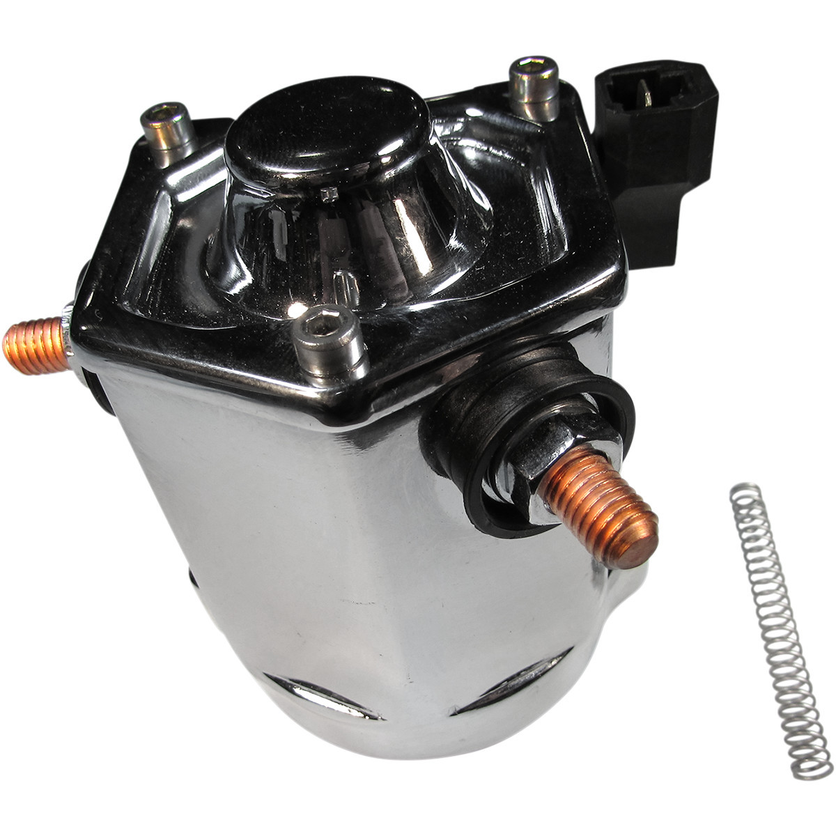 Terry Components #555140 - Starter Solenoid Body - Chrome
