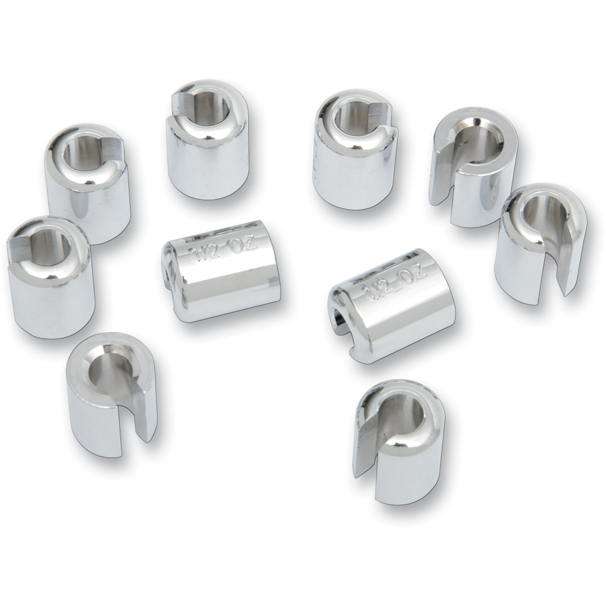 K&L Supply #32-7092 - Wheel Weights - Spoke - 1/2 oz - 10 Pack