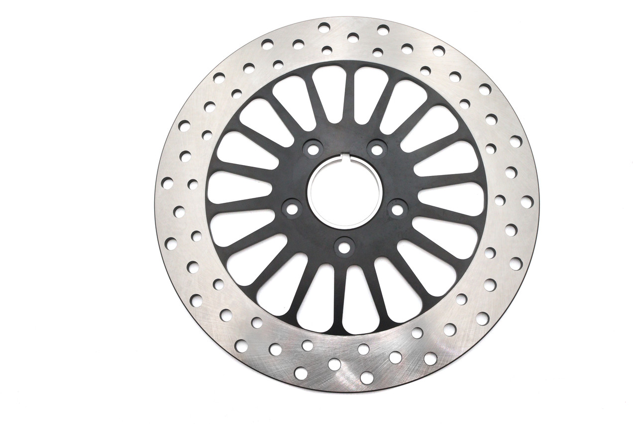 Ultima #90-635 - 11-1/2 inch King Spoke Front Brake Disc Black