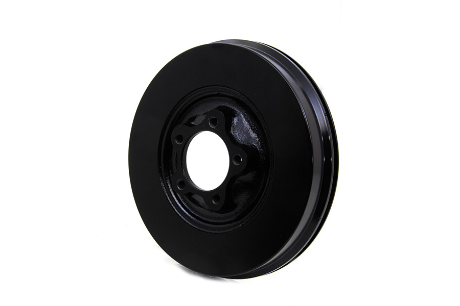 V-Twin #19144B - Front Brake Drum Black