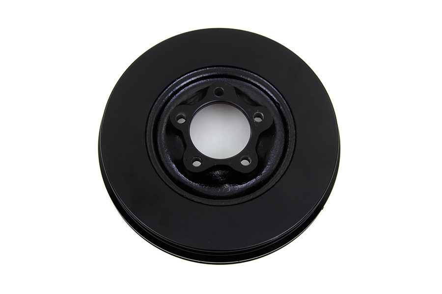 V-Twin #19144B - Front Brake Drum Black