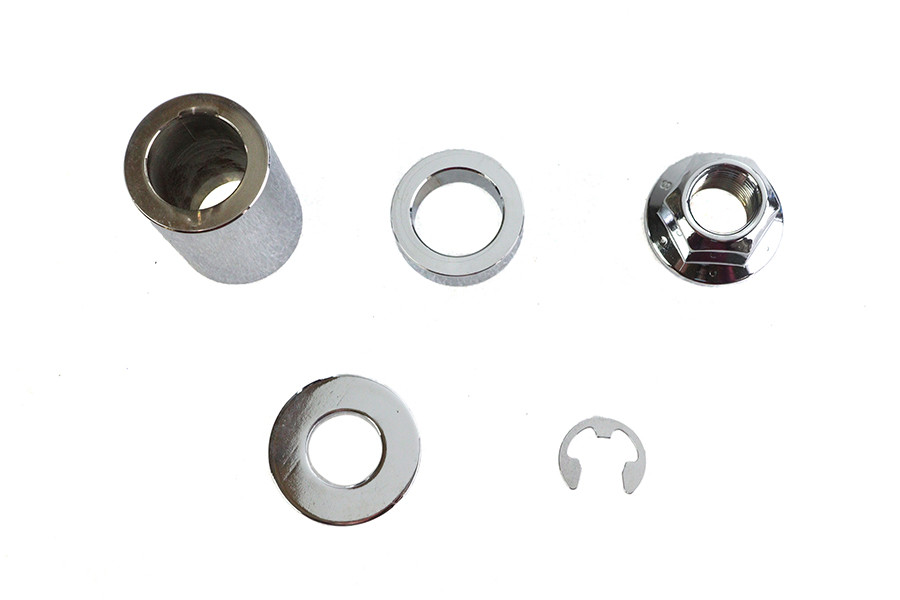 Colony - Rear Axle and Nut Spacer Kit Smooth Style Chrome