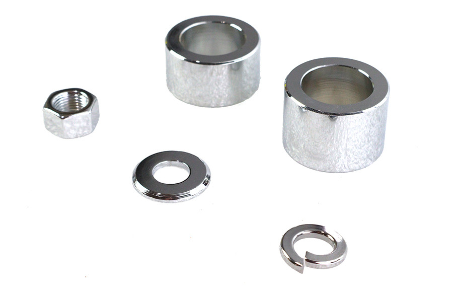 Colony - Front Axle Spacer Kit Smooth Style Chrome