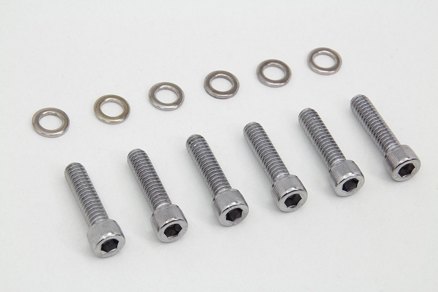 Colony - Transmission Shifter Cover Screw Kit Chrome