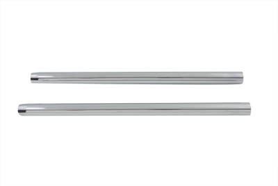 V-Twin #W-0HC - Hard Chrome 33.4mm Fork Tube Set 22-3/4 inch Total Length