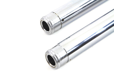 V-Twin #XF-0 - Hard Chrome Fork Tube Set Stock Length
