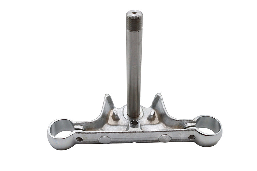V-Twin #ST LOWER NO LOC - Chrome Lower Triple Tree without Lock Tab