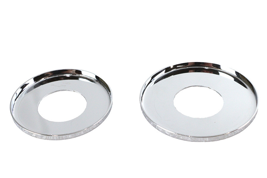 V-Twin #19448 - Upper and Lower Chrome Dust Shields