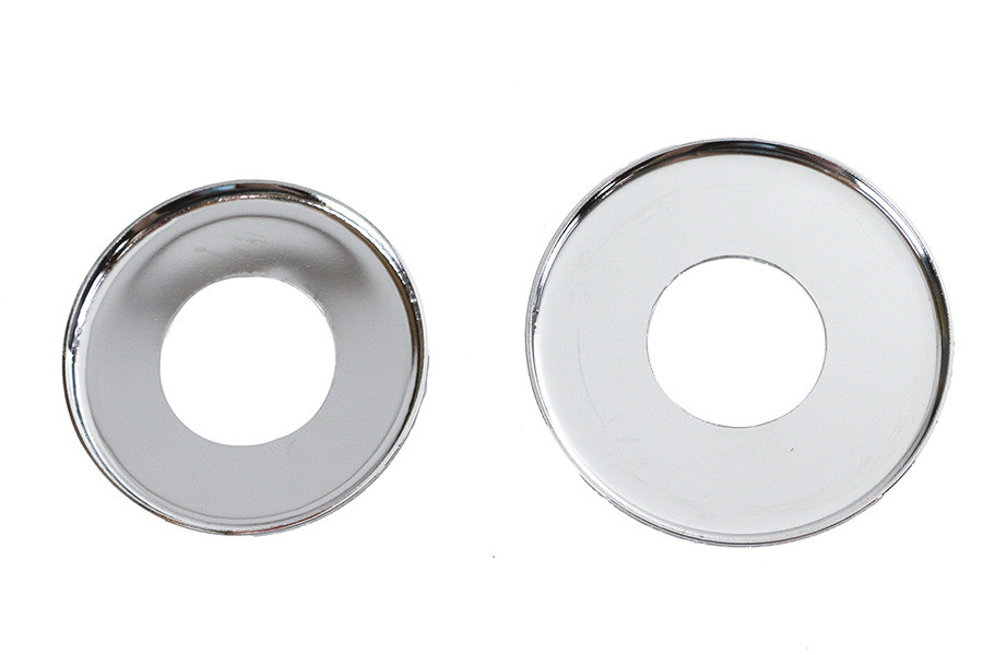 V-Twin #19448 - Upper and Lower Chrome Dust Shields
