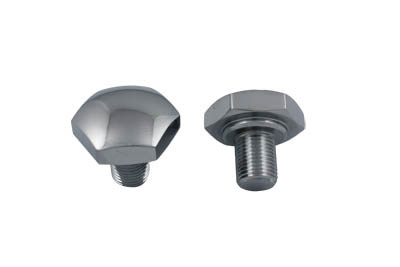 V-Twin - Chrome Fork Tube Cap Non-Vented