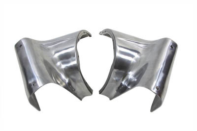 V-Twin #19574 - 7 inch Headlamp Polished Cowl Set