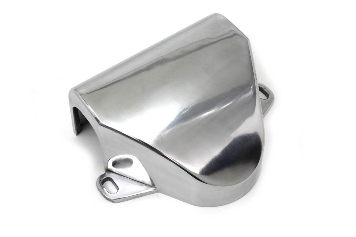V-Twin #19401P - Handlebar Clamp Polished Cowl Cover