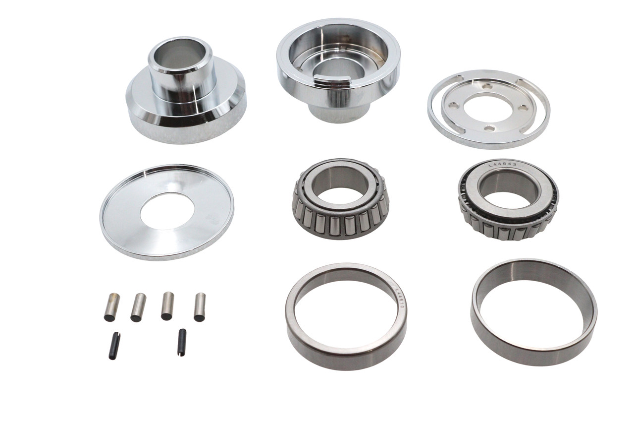 V-Twin - Chrome Fork Stop Neck Cup Kit