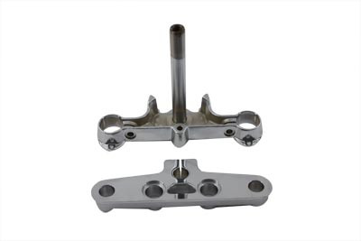V-Twin - Chrome Triple Tree Set