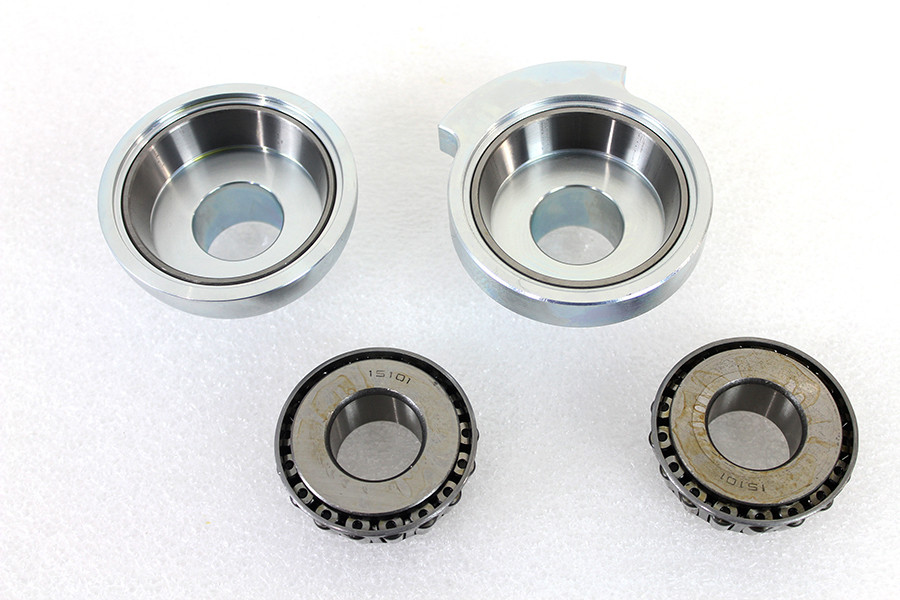 V-Twin #15101/15245 - Mega Neck Cup Set Zinc Plated