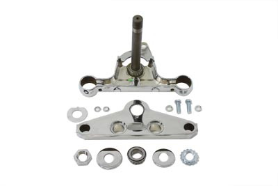 Motorshop - Replica Forged Steel Triple Tree Set Chrome