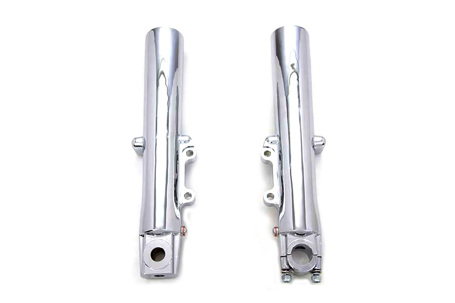 V-Twin - Chrome 41mm Lower Fork Slider Set