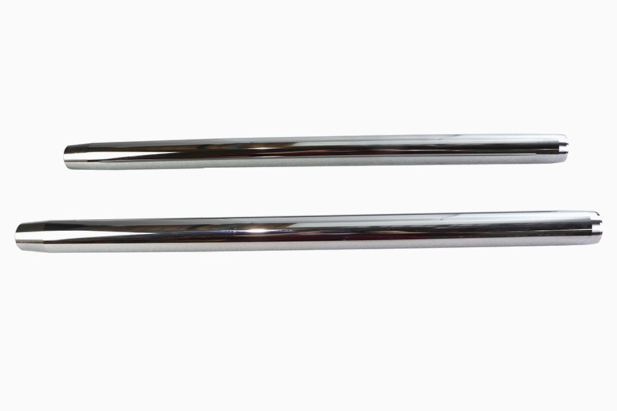 V-Twin #I-0 - Chrome 35mm Fork Tube Set 23-1/2 inch Total Length