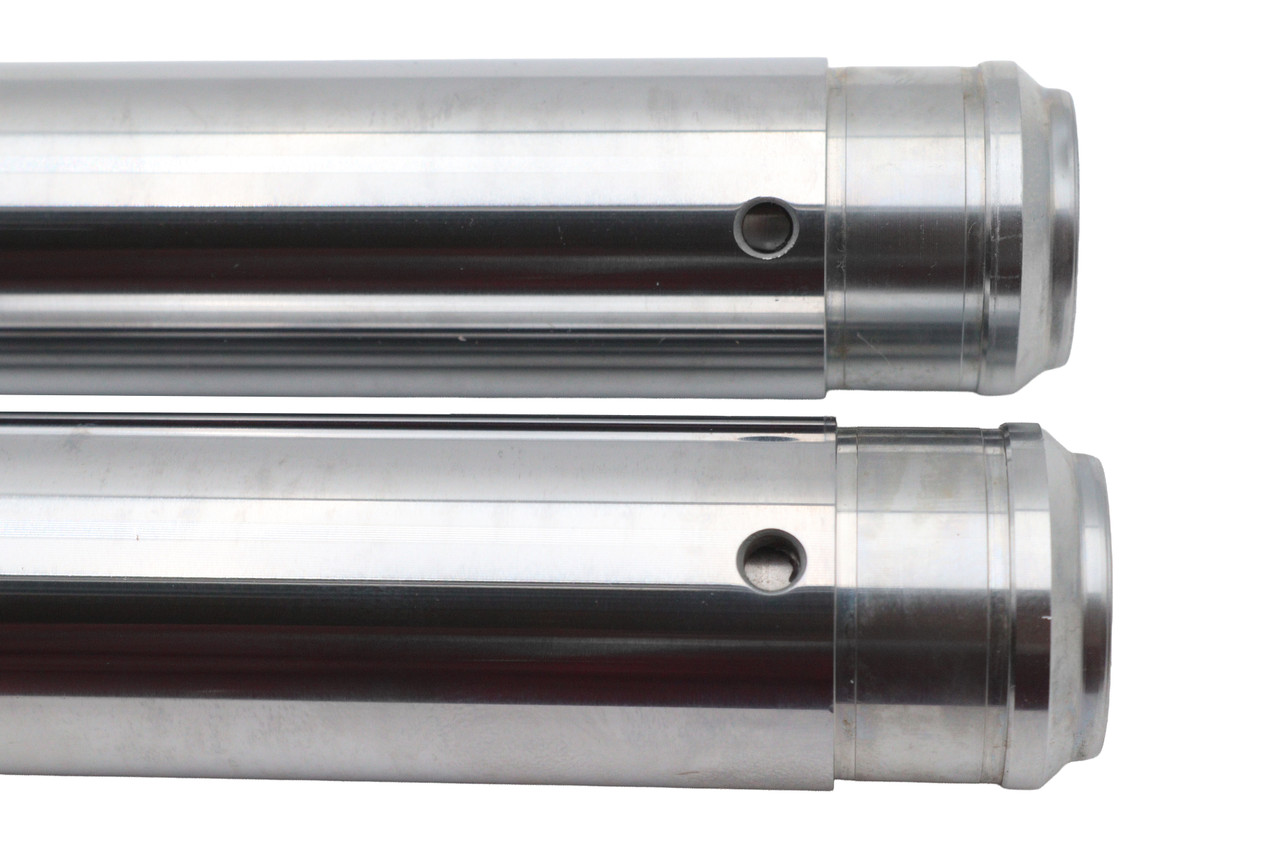 V-Twin #JA-2 - Hard Chrome 35mm Fork Tube Set 24-1/2 inch Total Length