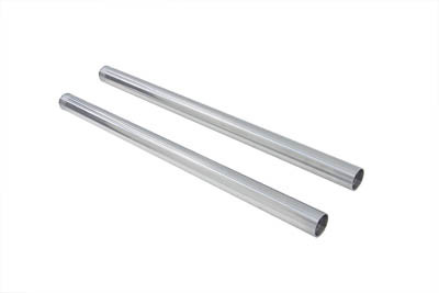 V-Twin #C-6 - Chrome 39mm Fork Tube Set 29-3/8 inch Total Length