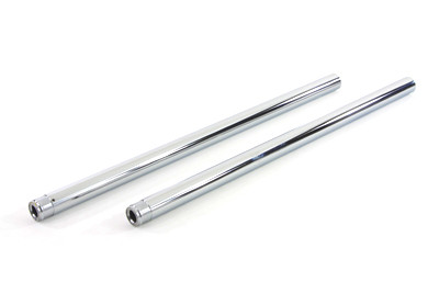 V-Twin #094230 - Chrome Fork Tube Set 8 inch Over Stock