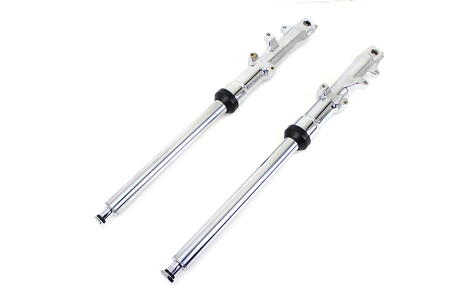 V-Twin #7054 - 41mm Fork Slider Assembly with Chrome Sliders