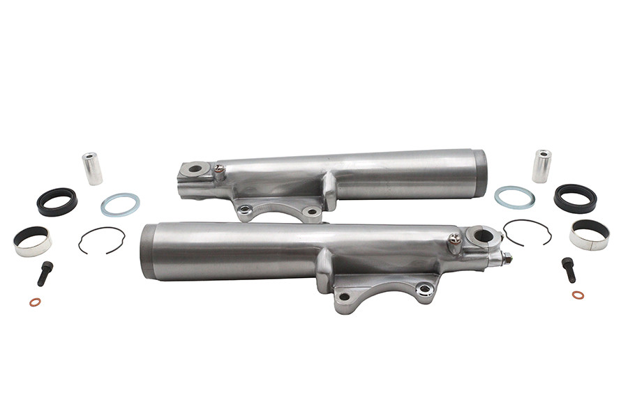 V-Twin - Polished 41mm Fork Slider Set