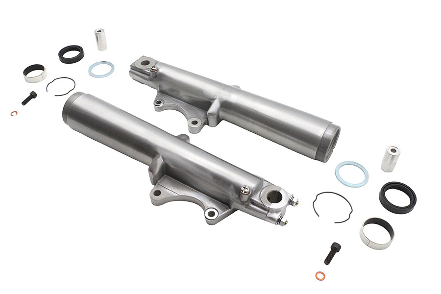 V-Twin - Polished 41mm Fork Slider Set
