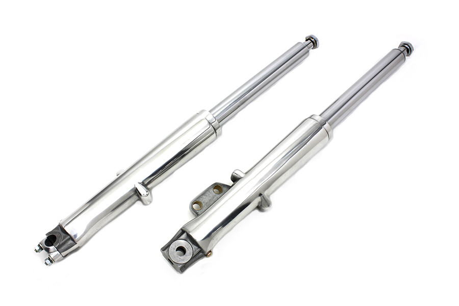 V-Twin - Fork Slider Assembly with Polished Sliders
